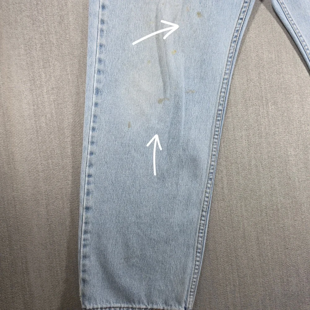 Levi's 550 Relaxed‎ Fit Jeans Men W36 L30 Light Wash Blue Denim Tapered Leg